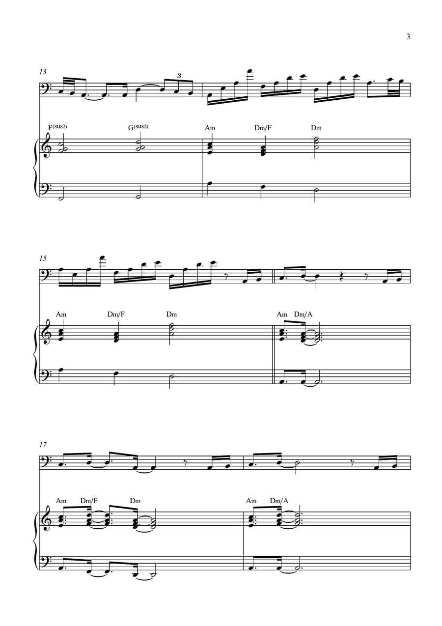 Breath Of Heaven (Mary's Song) Bassoon scores gallery preview page 3