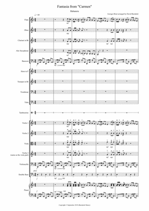 Habanera (Fantasia from Carmen) for School Orchestra