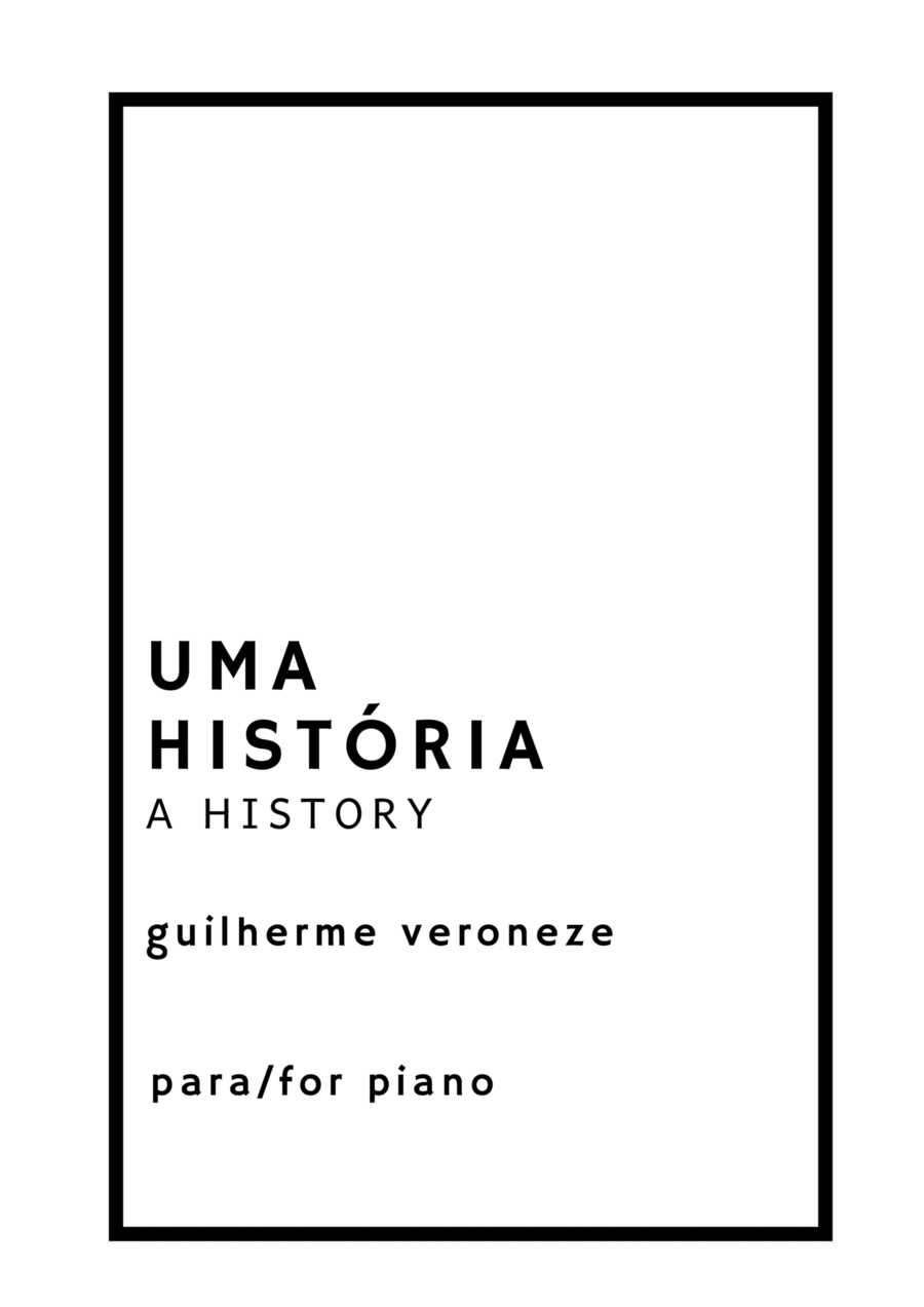 Uma História (A History) Piano Solo scores gallery preview page 1