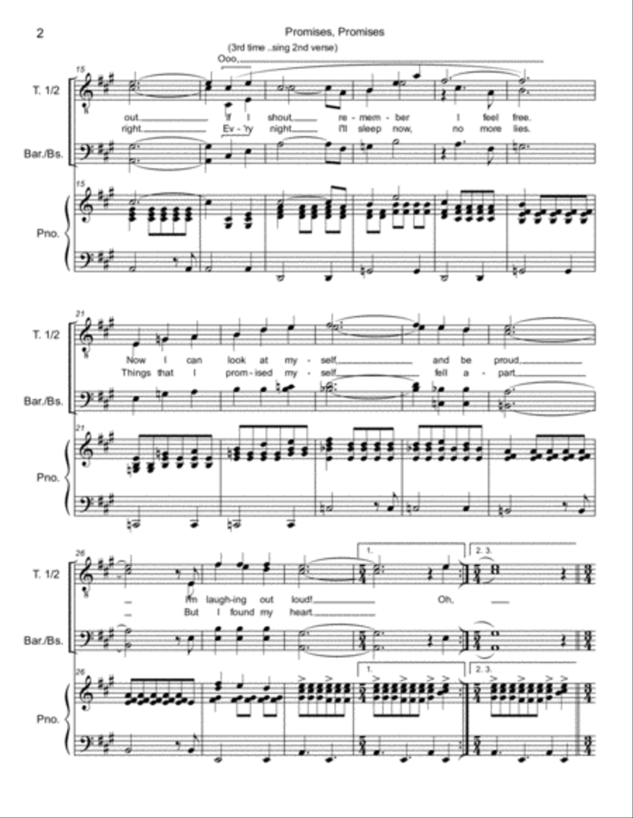 Promises, Promises TTBB scores gallery preview page 2