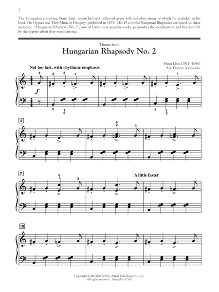 Hungarian Rhapsody No. 2