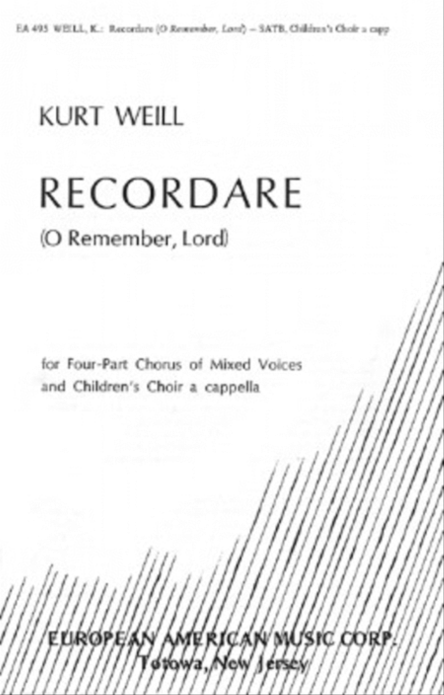 O Remember Lord 4-Part scores gallery preview page 1