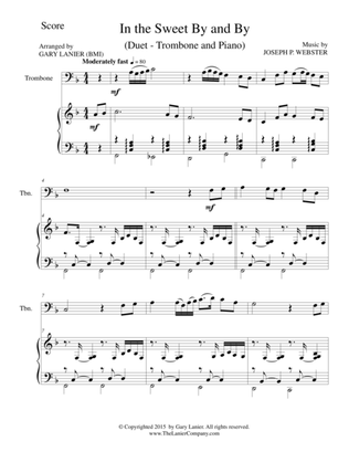 IN THE SWEET BY AND BY (Duet – Trombone and Piano/Score and Parts)