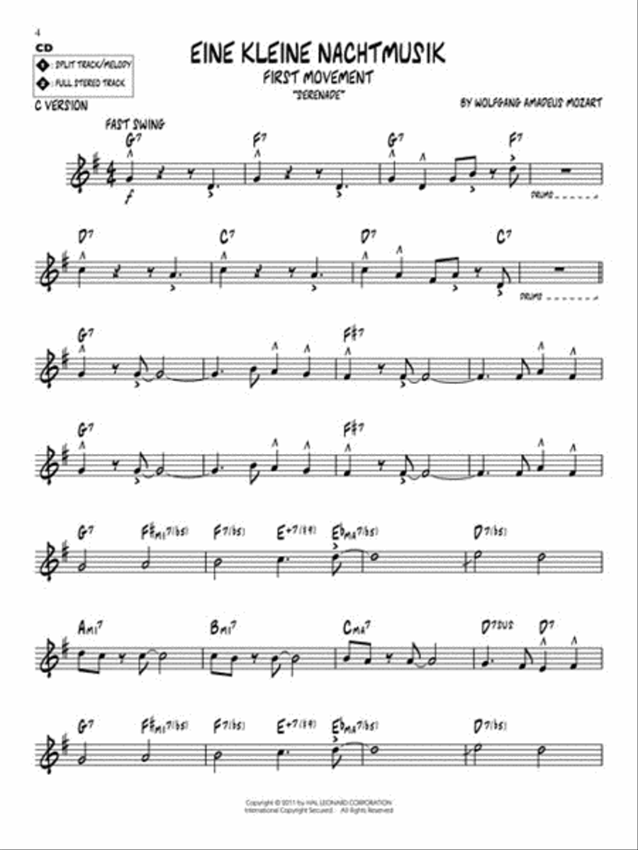Mozart C Instrument scores gallery preview page 4