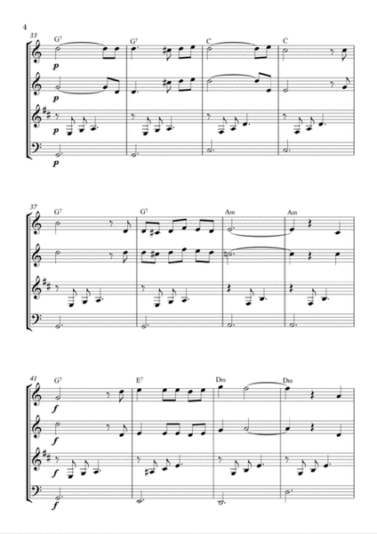 Ave Maria - Schubert - Woodwind Quartet with chords image number null