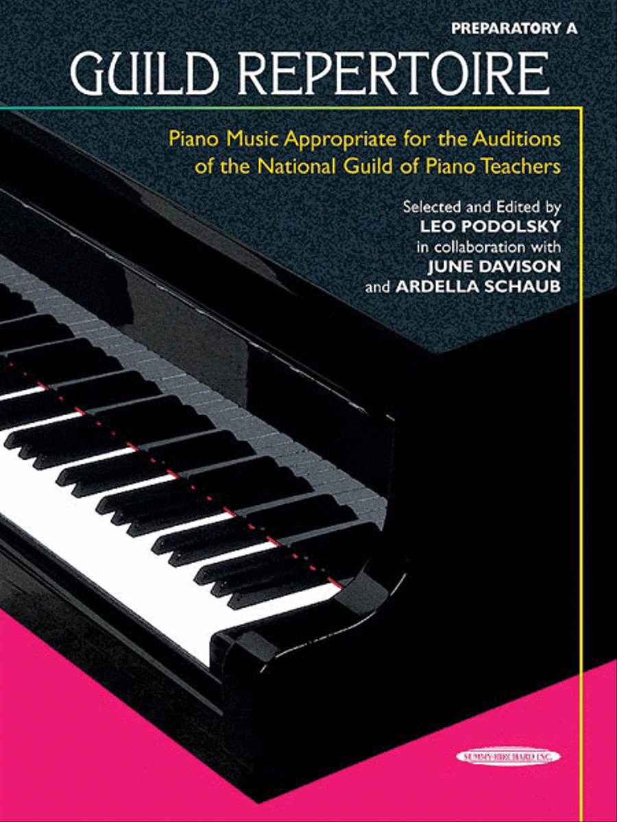 Guild Repertoire -- Piano Music Appropriate for the Auditions of the National Guild of Piano Teachers