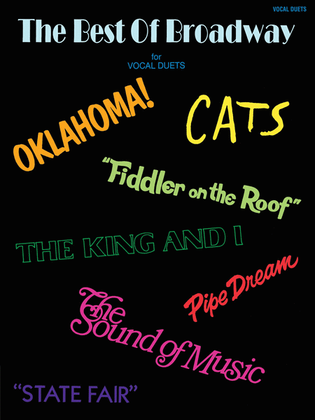 Book cover for Best Of Broadway - Vocal Duets