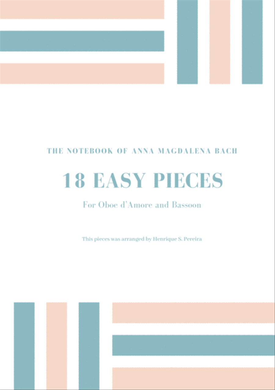 Bach, Anna Magdalena - 18 Easy Pieces