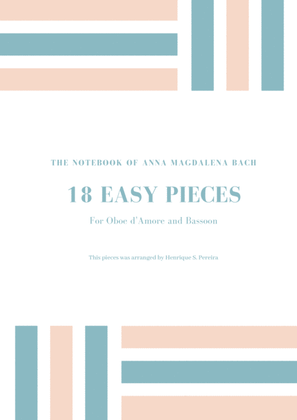 Bach, Anna Magdalena - 18 Easy Pieces