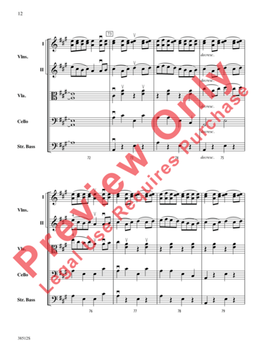 Bluegrass Fiddle Frenzy String Orchestra scores gallery preview page 13