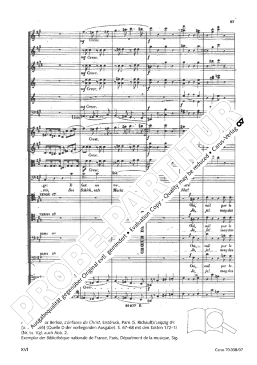 L'Enfance du Christ 4-Part scores gallery preview page 18