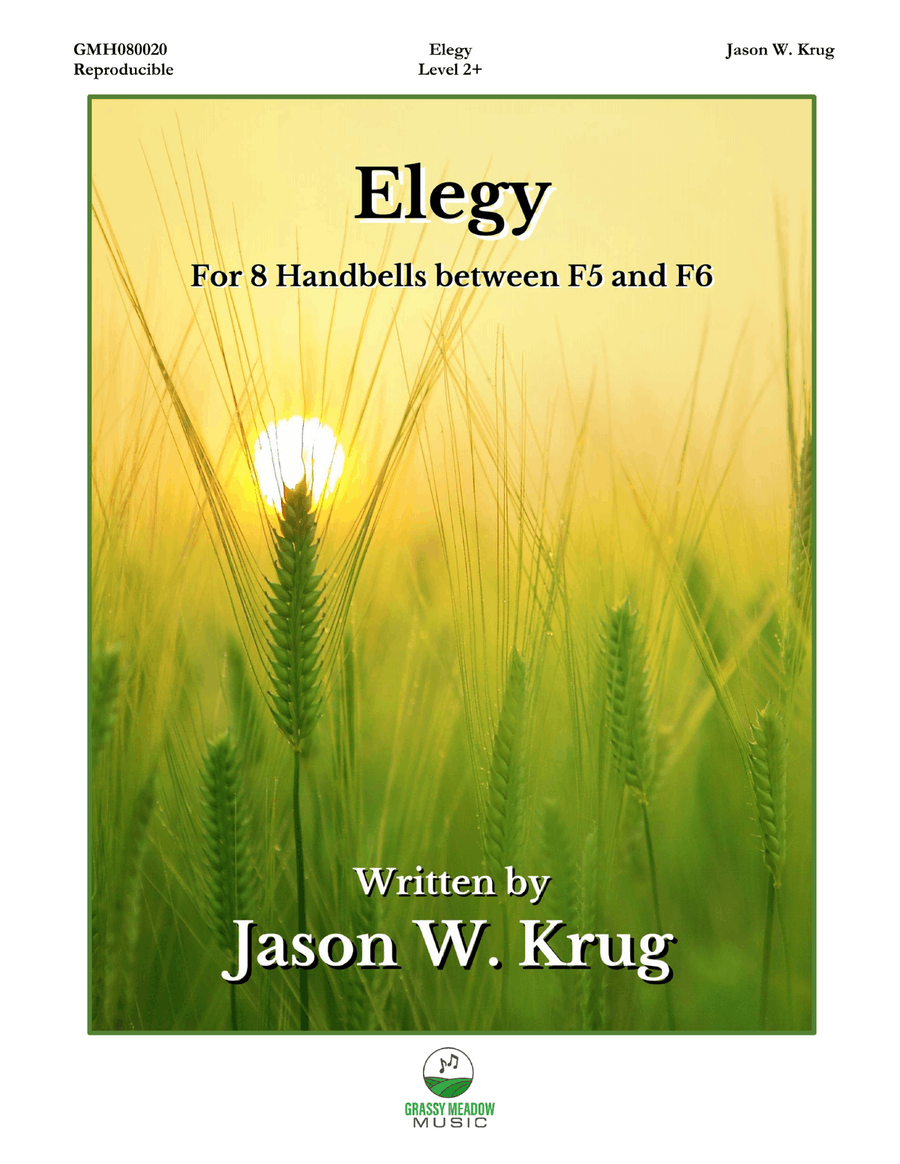 Elegy (for 8 handbells) Handbell Choir scores gallery preview page 1
