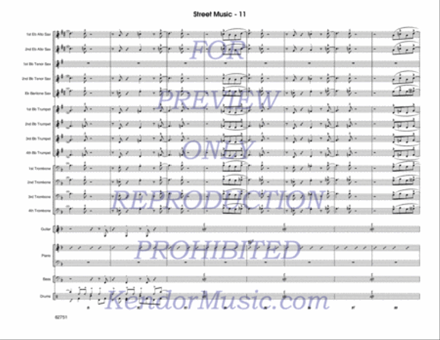 Street Music Jazz Ensemble scores gallery preview page 12