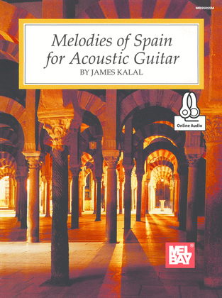 Book cover for Melodies of Spain for Acoustic Guitar