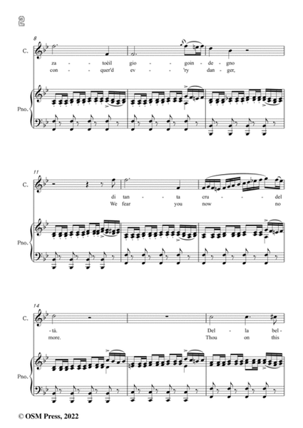 Rossini-Cessa di piu resistere(Ah il piu lieto),in B flat Major,for Voice and Piano