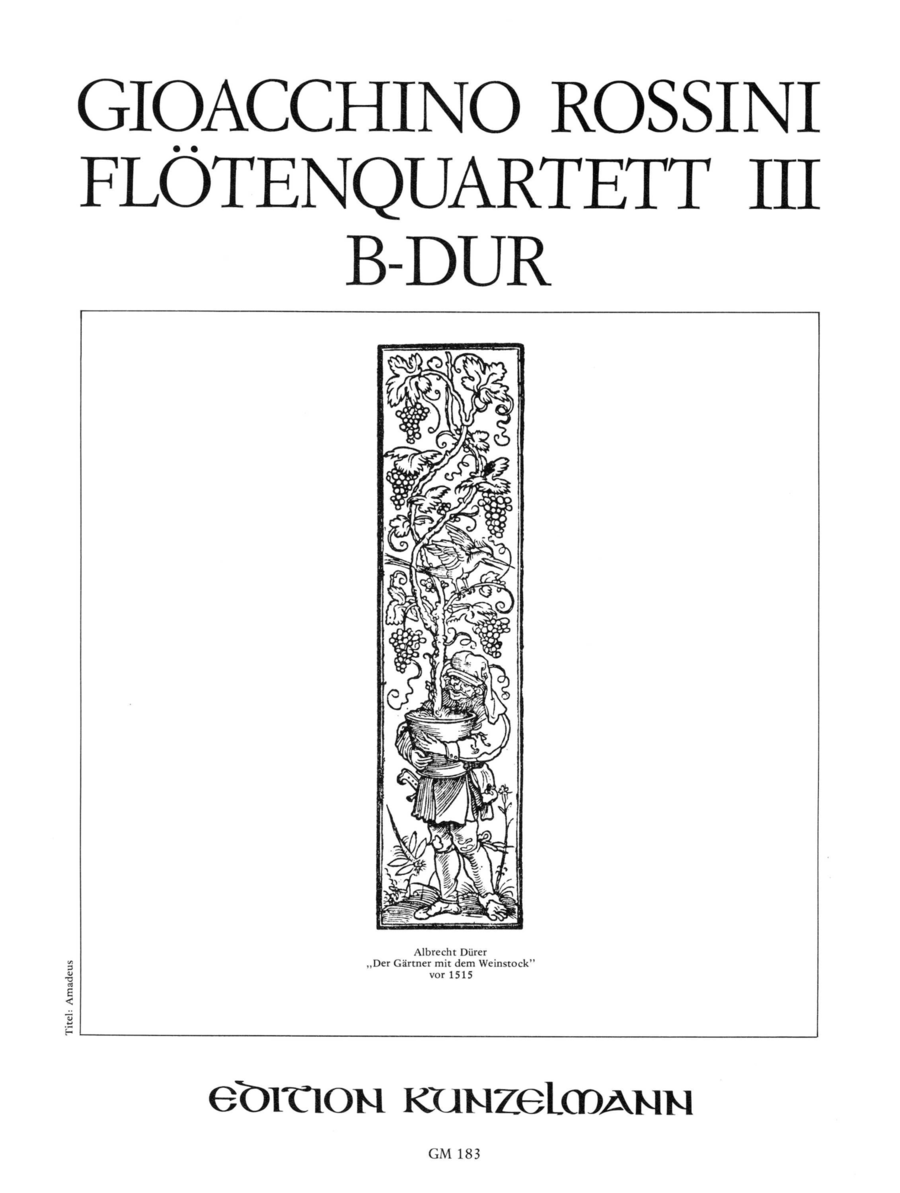 Flute Quartet No.3 in B flat