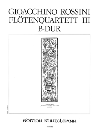 Book cover for flute quartet no. 3