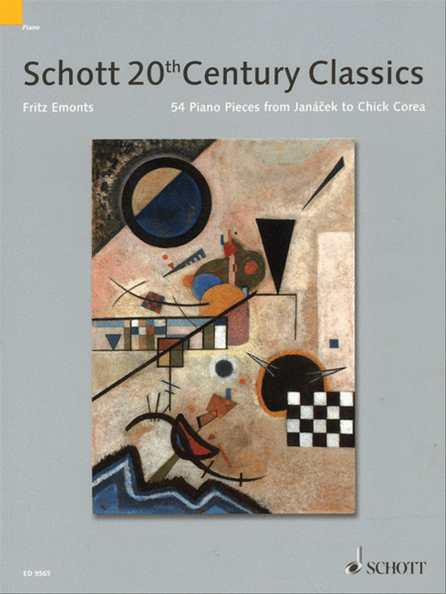 Schott's 20th Century Piano Classics Piano Solo scores gallery preview page 1