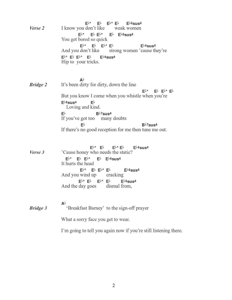 You Turn Me On I'm A Radio Acoustic Guitar scores gallery preview page 2