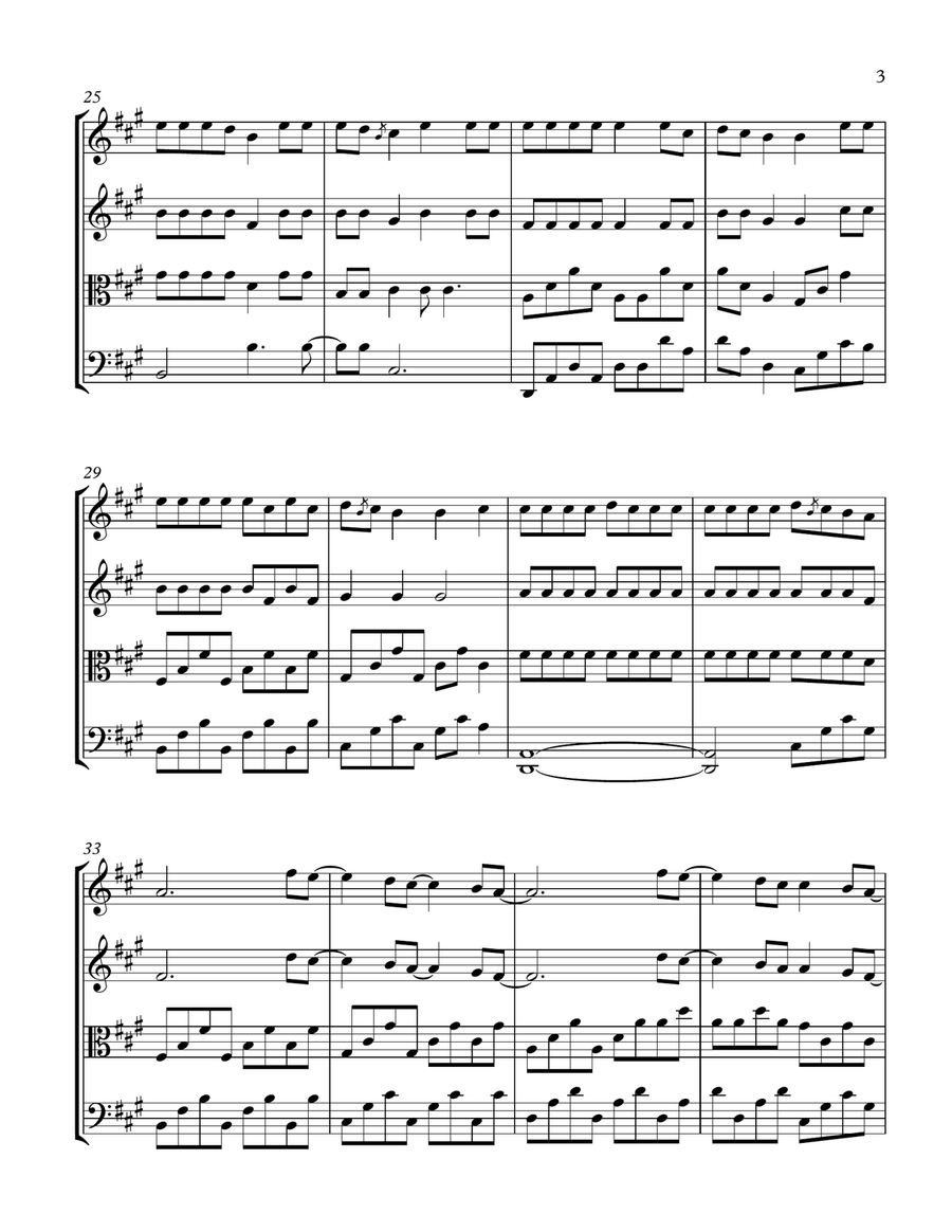 Headlines String Quartet scores gallery preview page 3