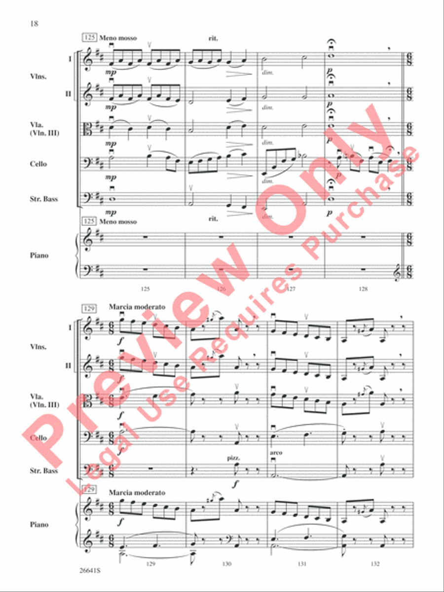 The Wizard of Oz String Orchestra scores gallery preview page 19