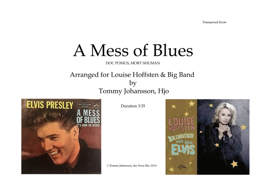 A Mess Of Blues Small Ensemble scores gallery preview page 1