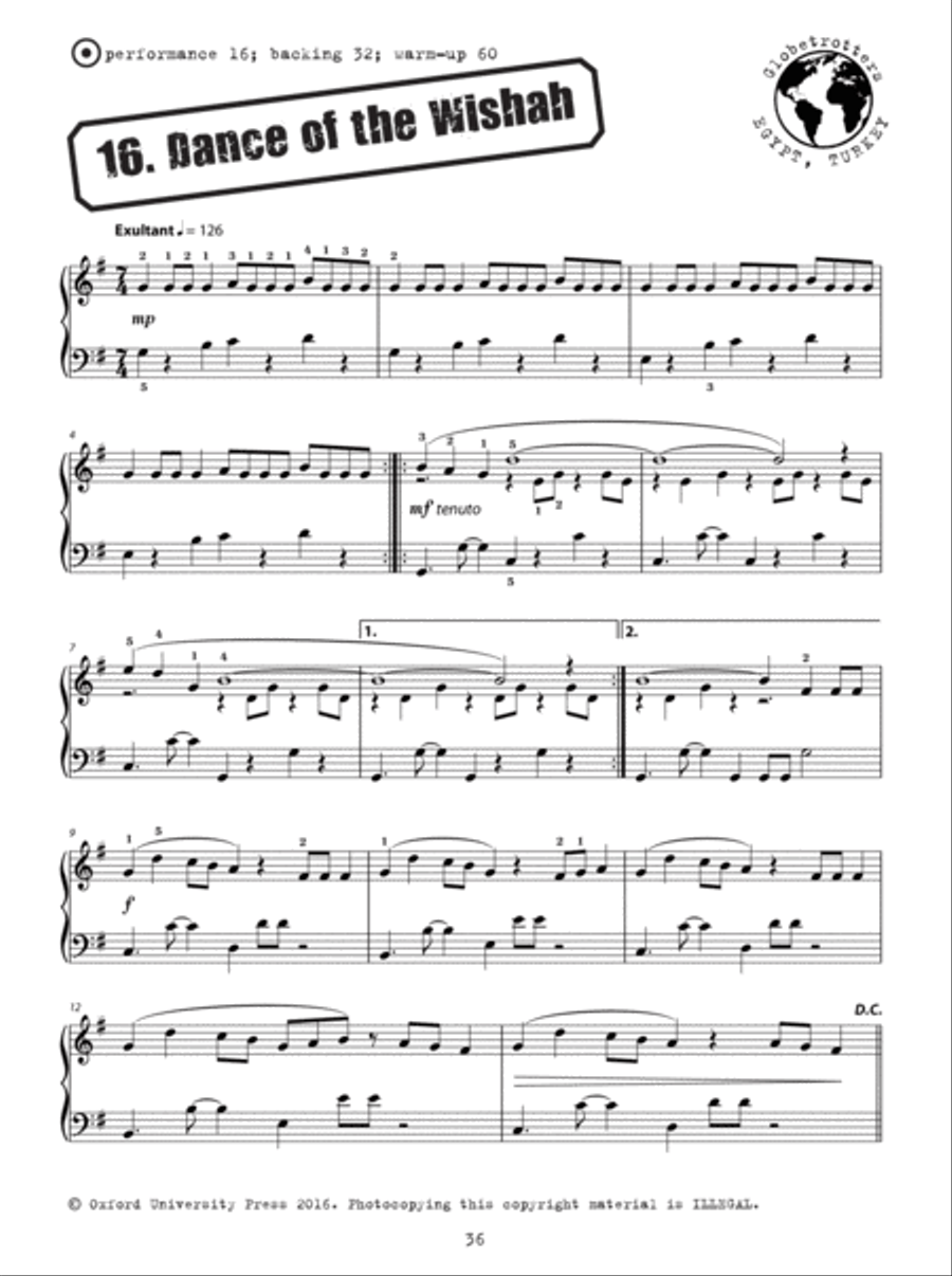 Piano Globetrotters + CD Piano Globetrotters + CD Voice scores gallery preview page 6
