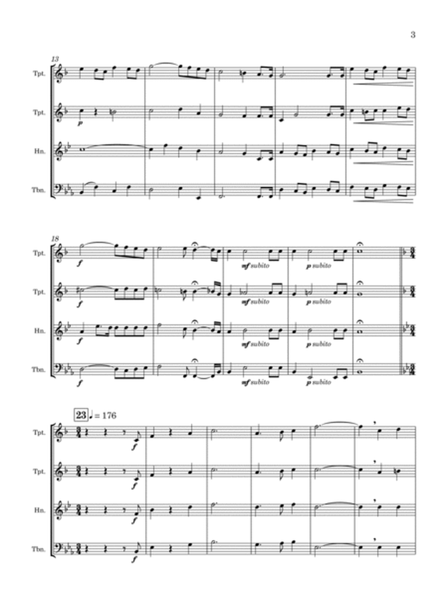 Les Mousseliniers (arr. for Brass Quartet) image number null