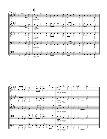 O Christmas Tree (G) (Brass Quintet - 2 Trp, 1 Hrn, 1 Trb, 1 Tuba)