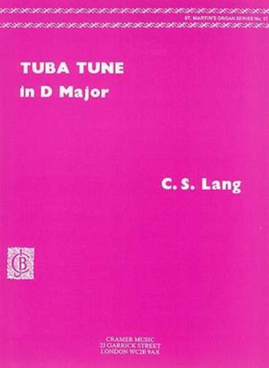 Lang - Tuba Tune D Major For Organ Tuba scores gallery preview page 1