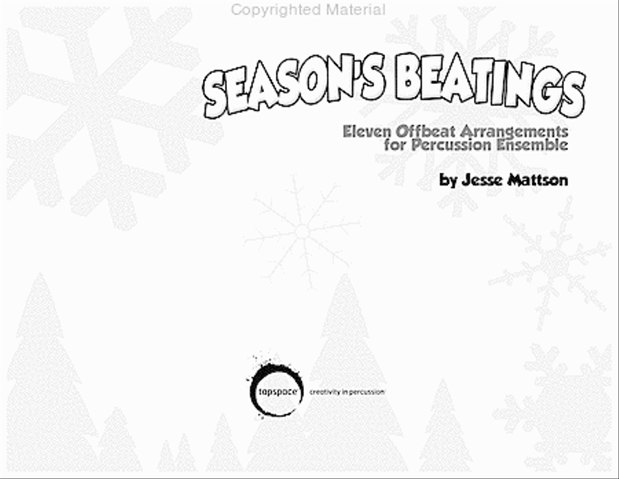 Season's Beatings Percussion Ensemble scores gallery preview page 2