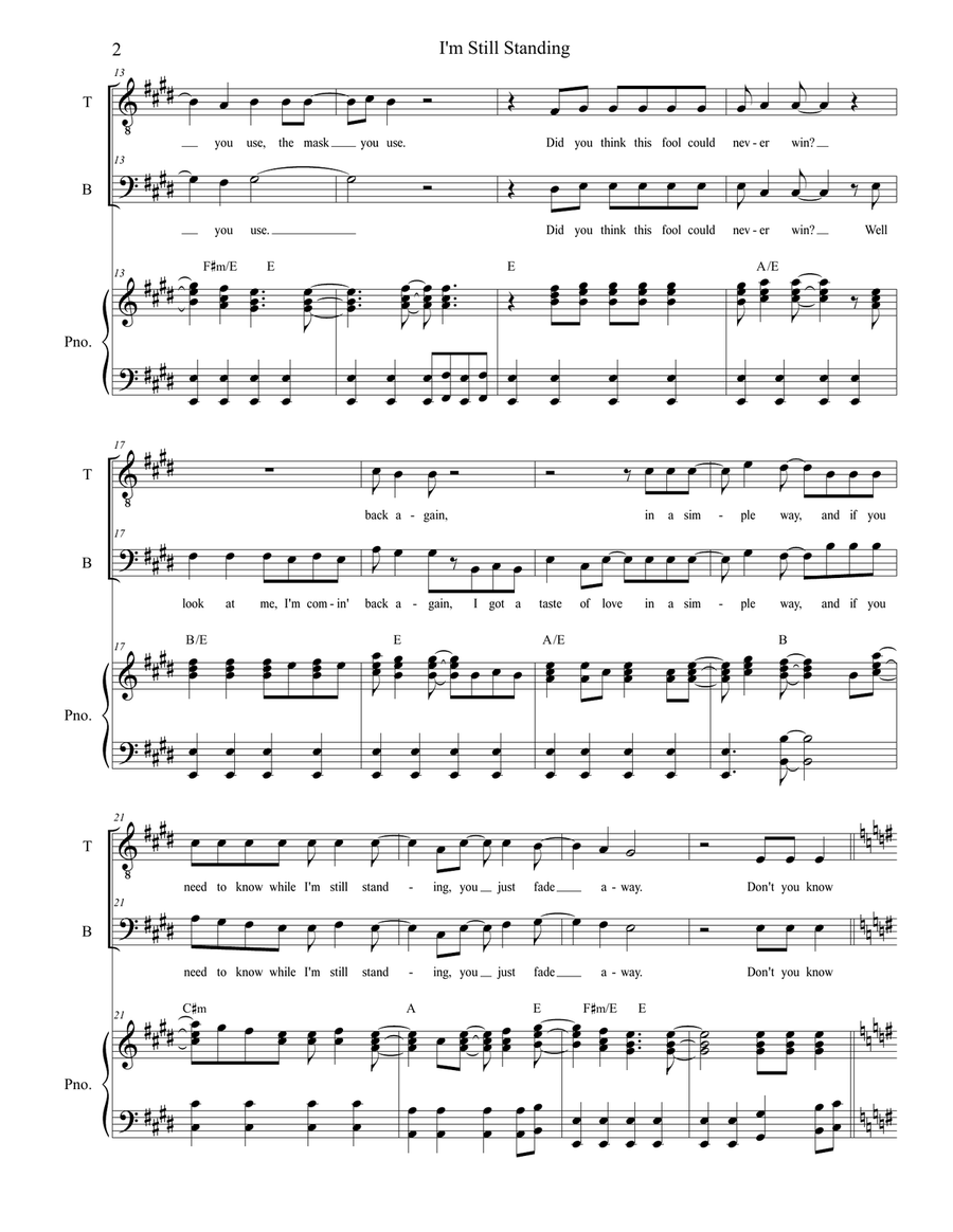 I'm Still Standing TB scores gallery preview page 2
