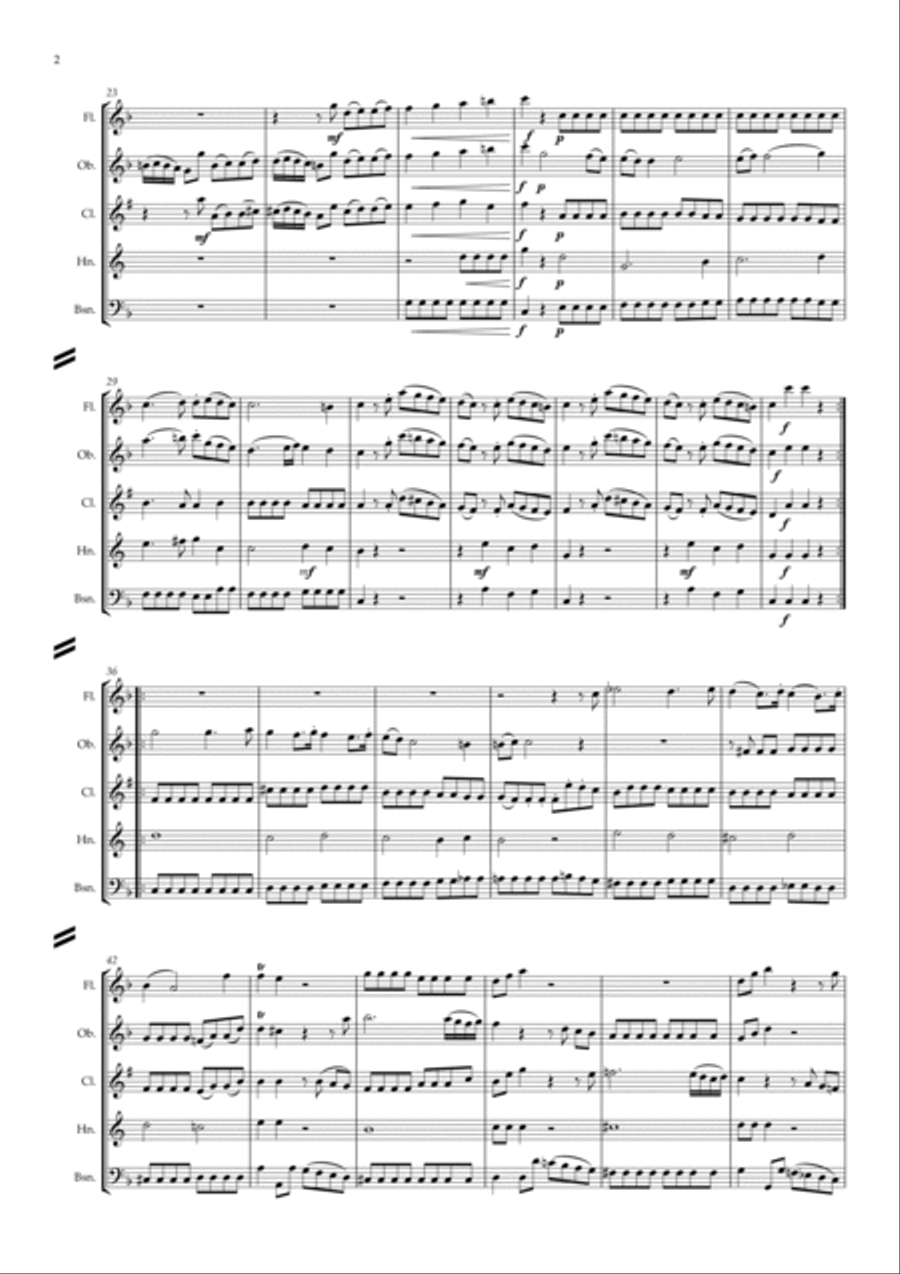 Mozart: Divertimento in F 