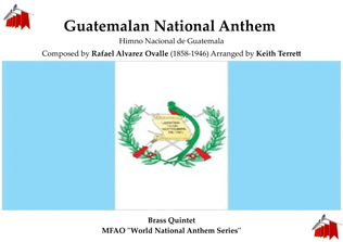 Guatemalan National Anthem (Himno Nacional de Guatemala) for Brass Quintet