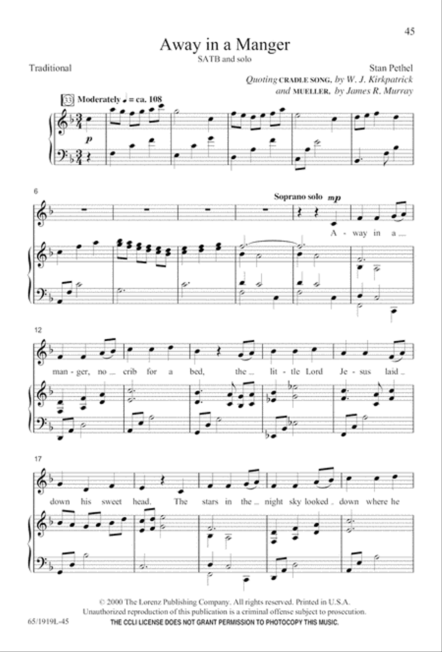 The Perfect Christmas 4-Part scores gallery preview page 47