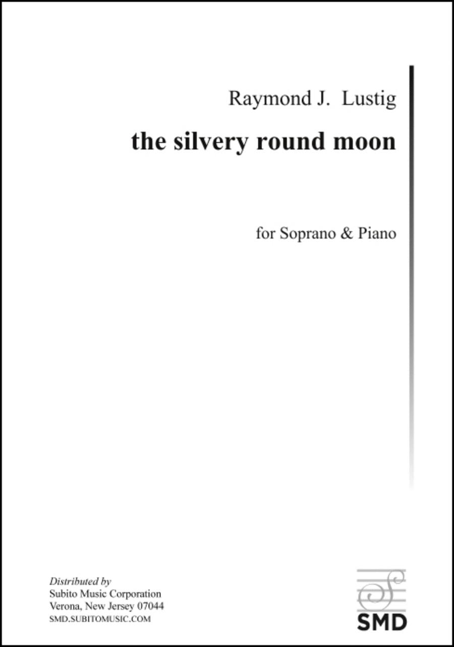 the silvery round moon