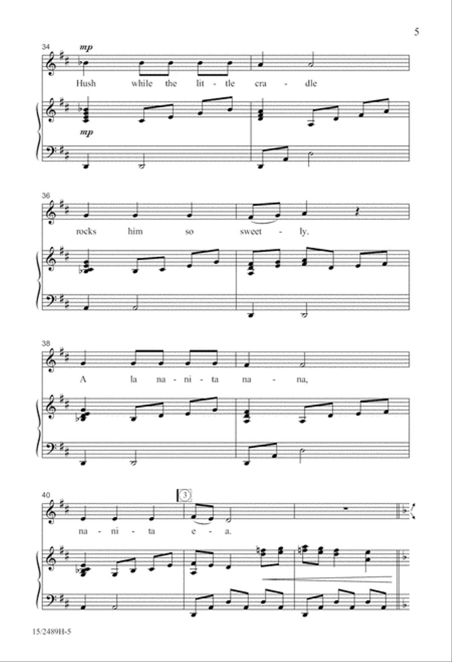 A La Nanita Nana 2-Part scores gallery preview page 6