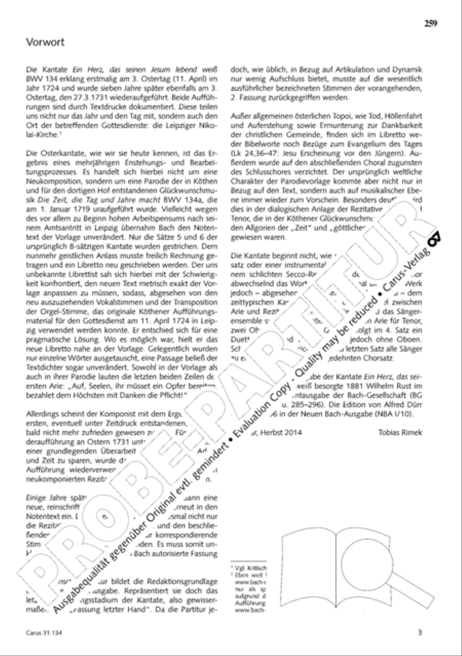 The Complete Sacred Vocal Works (Das geistliche Vokalwerk) Voice scores gallery preview page 260