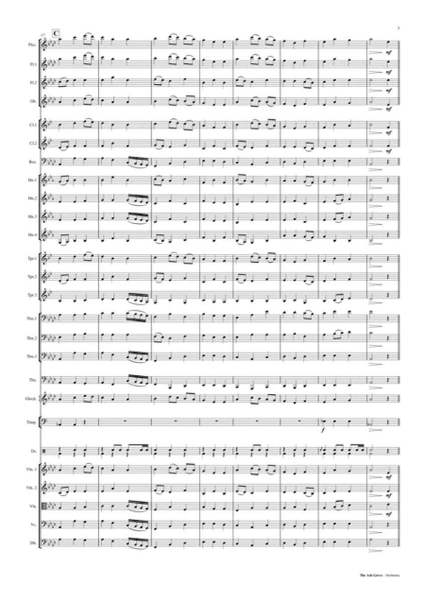 The Ash Grove - Orchestra Score and Parts PDF image number null