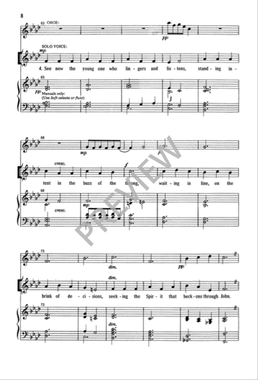 The Advent Herald - SATB edition 4-Part scores gallery preview page 9