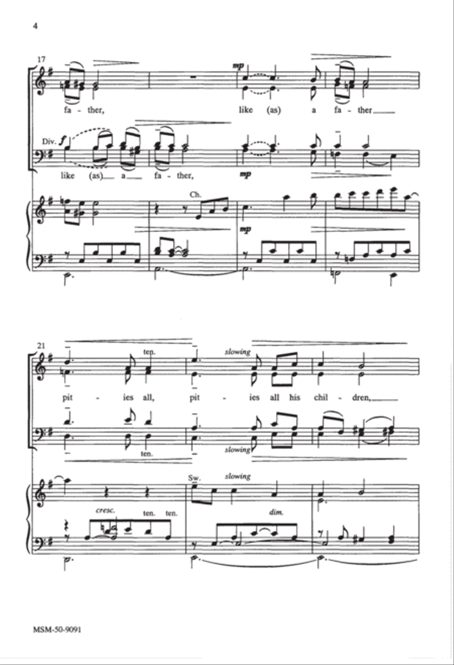 Like as a Father Like as a Father 4-Part scores gallery preview page 4