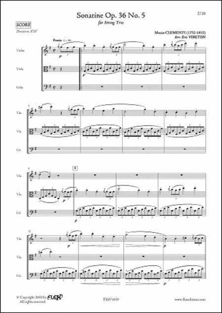 Sonatine Opus 36 No. 5