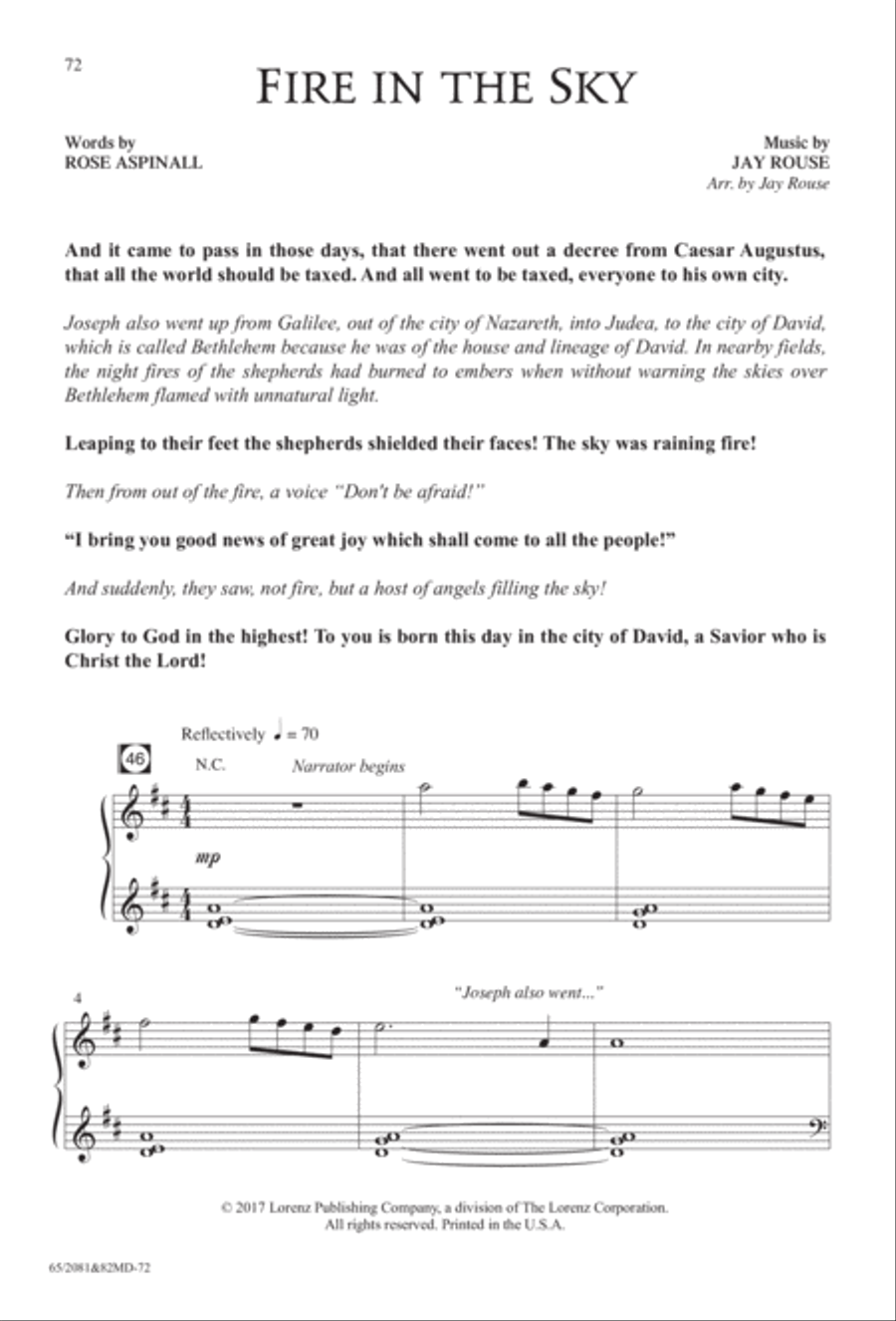 And It Came to Pass, Emmanuel 4-Part scores gallery preview page 14