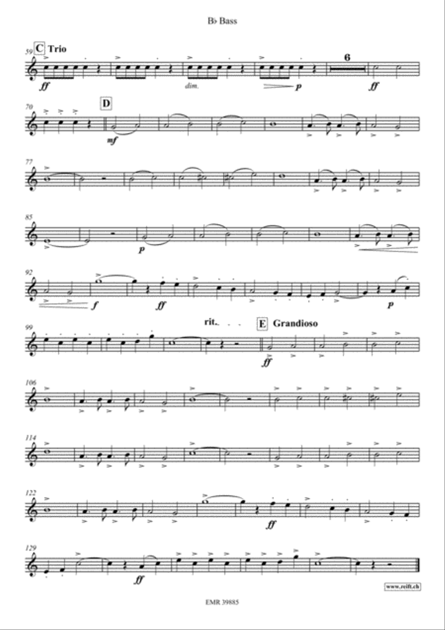 10 Greatest Famous Marches Piano Accompaniment scores gallery preview page 4