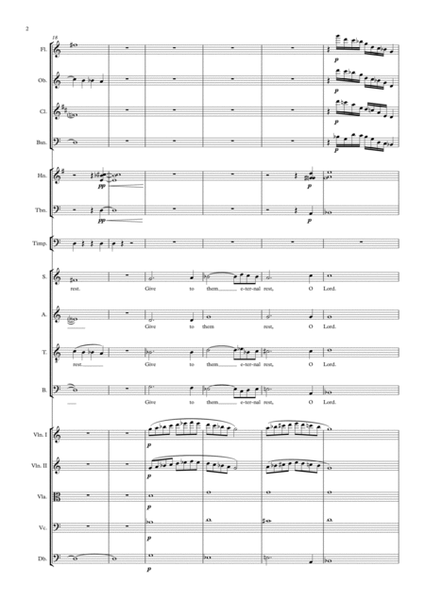 A Very English Requiem - Full Score image number null