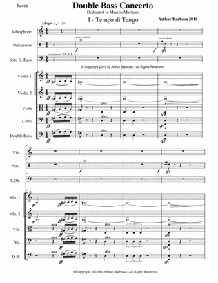Contrabass Concerto (Latin Style)