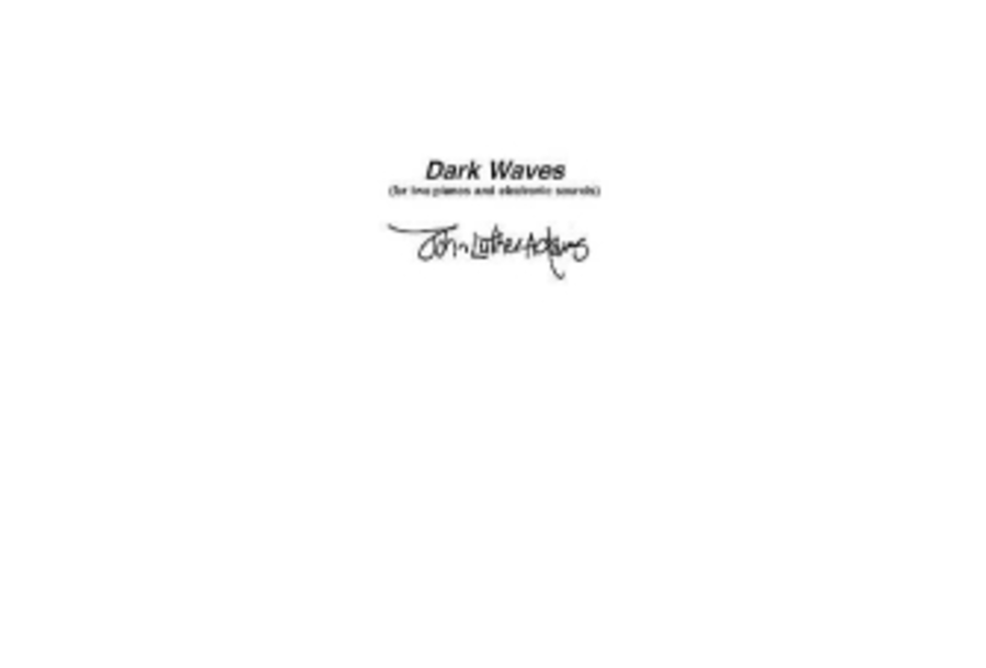Dark Waves Piano scores gallery preview page 1