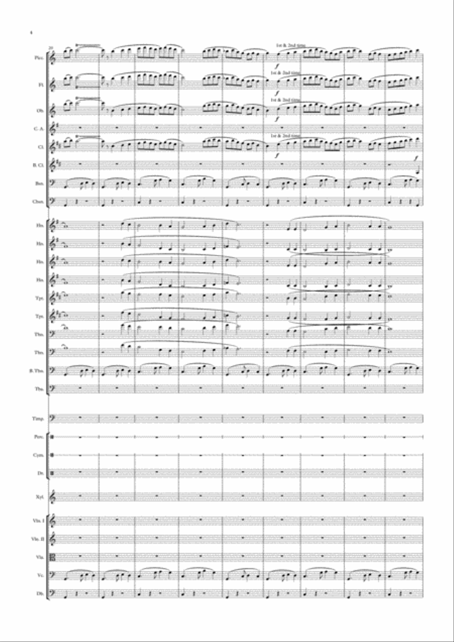 American Folk Song Suite No. 1 Full Orchestra scores gallery preview page 4