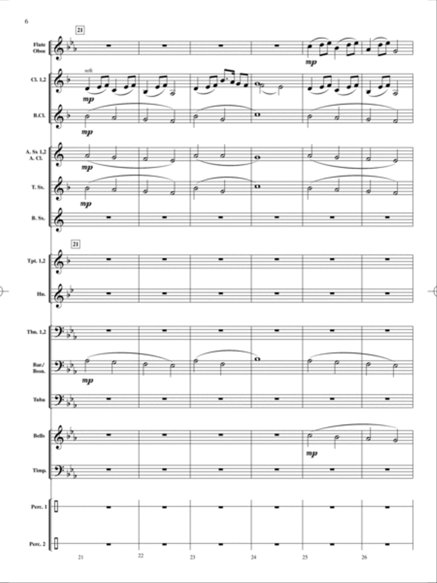 On Holiday Concert Band scores gallery preview page 7