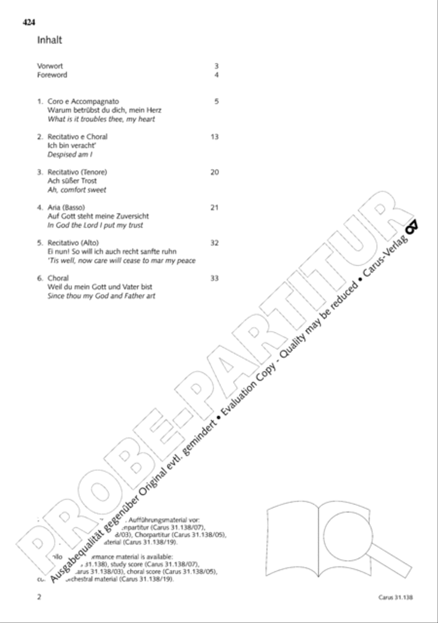 The Complete Sacred Vocal Works (Das geistliche Vokalwerk) Voice scores gallery preview page 425